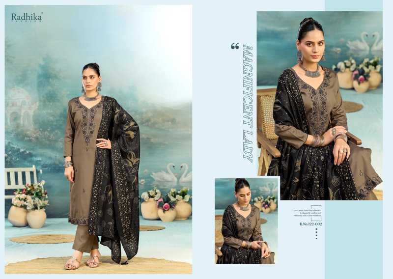 Shafinaz Vol 3 By Radhika Azara Jam Cotton Dress Material 